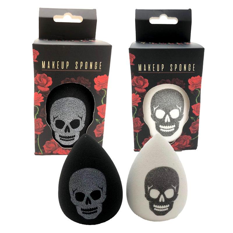 Makeup Sponge Roses Makeup Beauty Blender Applicator Sponge - Skulls and Roses SPON33 ...
